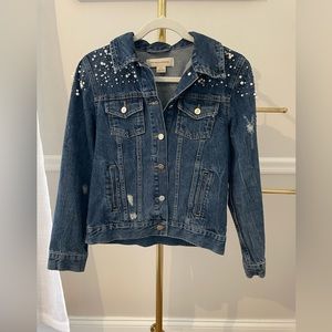 Pilcro Embellished Denim Jacket